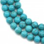 Turquoise ronde 10mm x 40cm