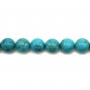Turquoise ronde 10mm x 40cm