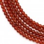 Red agate round 4mm x 40cm