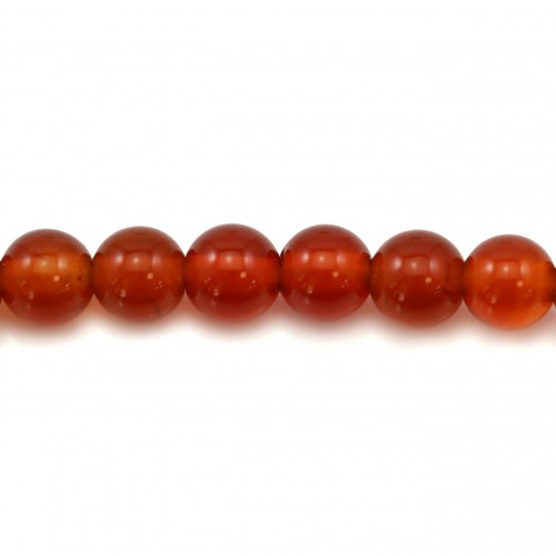 Red agate round 4mm x 40cm
