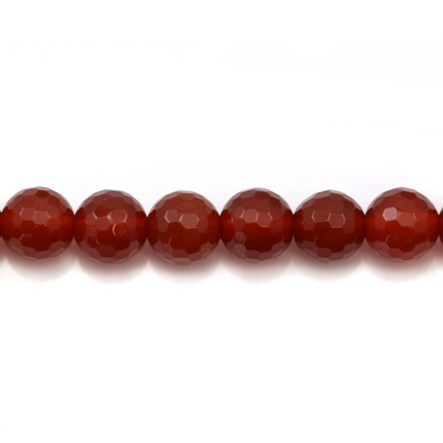 Red agate round 8mm x 40cm