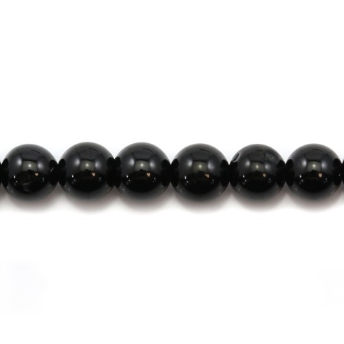 Tourmaline noire ronde 4mm x 40cm