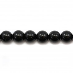 Tourmaline noire ronde 4mm x 40cm
