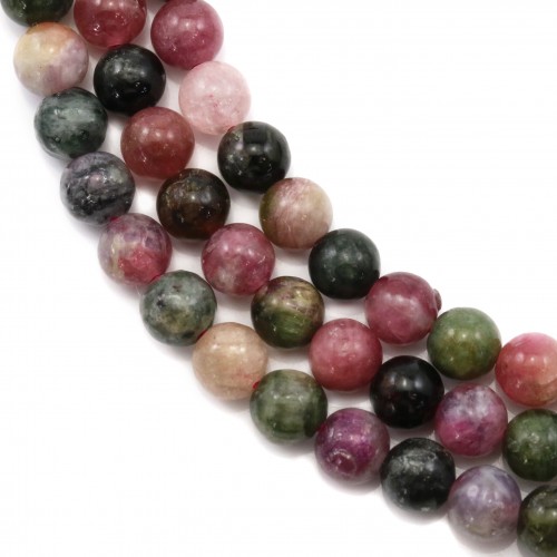 Tourmaline ronde 5.5-6mm x 40cm
