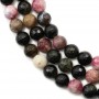 Tourmaline ronde facette 8mm x 40cm