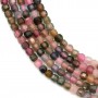 Tourmaline en forme de cube facette 2mm x 40cm