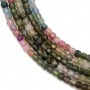 Tourmaline en forme de cube facette 2mm x 40cm