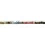 Tourmaline en forme de cube facette 2mm x 40cm