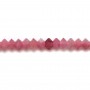 Tourmaline rondelle boulier facette 2x3mm sur fil 39cm
