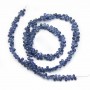 Blue sapphire drops faceted 3x4mm x 40m