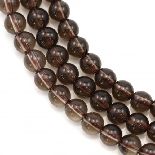 Smoky Quartz Round 6mm x 39cm