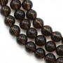 Smoky Quartz Round 10mm x 40cm