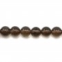 Smoky Quartz Round 12mm x 40cm
