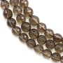 Smoky Quartz Faceted Round 6mm x 40 cm