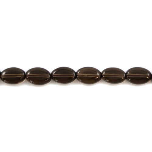 Smoky Quartz Oval 10x14 mm x 40cm 
