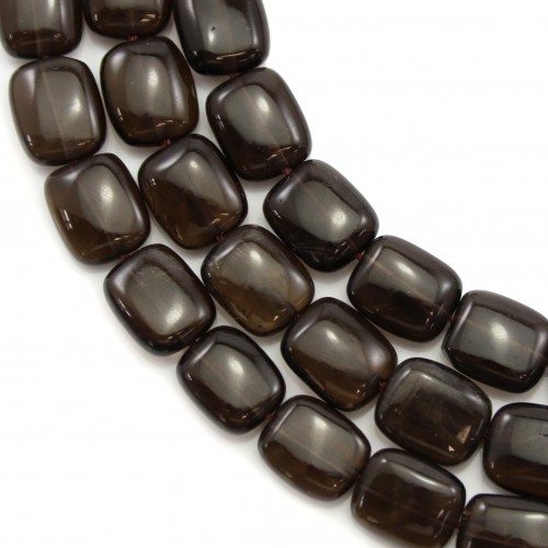 Smoky Quartz Rectangle 8x10mm x 40cm 