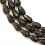 Smoky Quartz Faceted Teardrop 5x8mm x 40cm