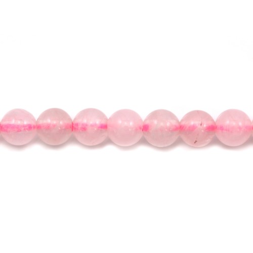 Quartz  Rose Rond 4mm x 20 pcs 