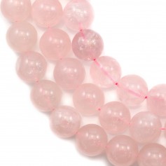 Rose Quartz Round 16mm x 40cm 