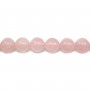 Quartz  Rose Rond 18mm x 40cm 