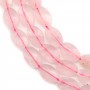 Pink Quartz Oval  faceted 10x14mm x 40cm