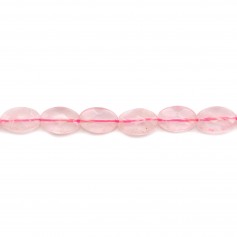 Quartz Rose Ovale facette  10x14mm x 4pcs