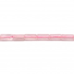 Quartz Rose Tube 3x5mm x 20pcs