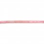 Quartz rose tube 4x13mm x 10 st.