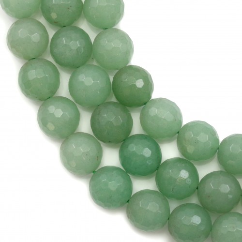 Aventurine Faceted Round 12mm x 40cm