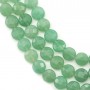 Aventurine rond plat 10mm x 40cm