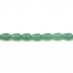 Aventurine goutte 5x8mm x 40cm