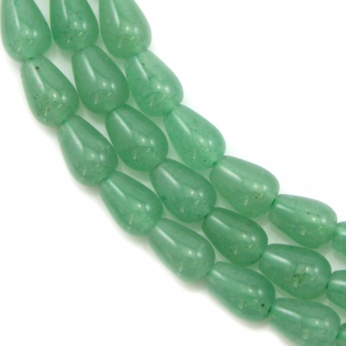 Aventurine drop 5x8mm x 40cm