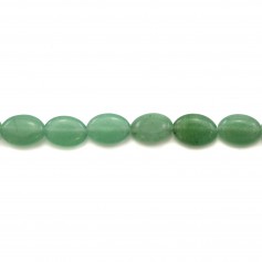 Aventurine, de forme oval, 6x8mm x 39cm