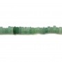 Aventurine, square roundel shape, 2.5x4.5mm x 39cm