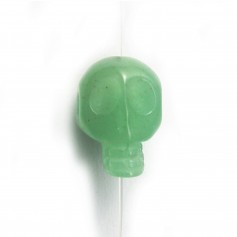 Aventurine tête de mort 12mm 