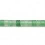 Aventurine, en forme de rondelle Heishi, 2x4.5mm x 39cm