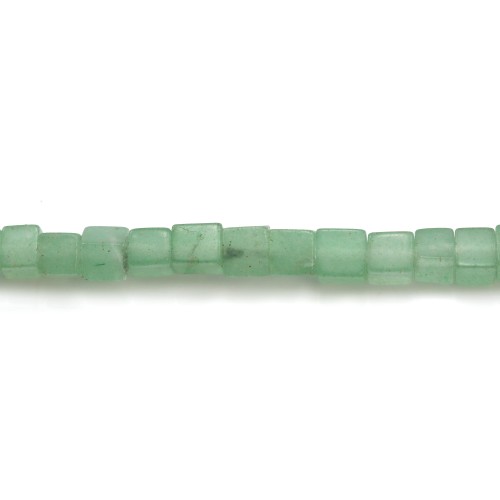 Aventurine carré 4mm x 10 st