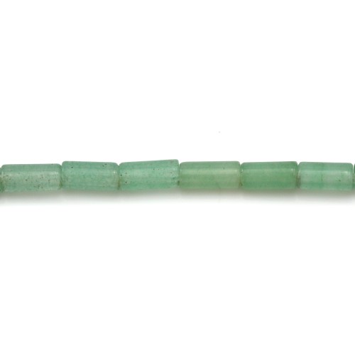Aventurine tube 4x8mm x 10pcs