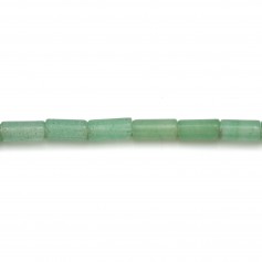 Aventurine tube 4x8mm x 10pcs