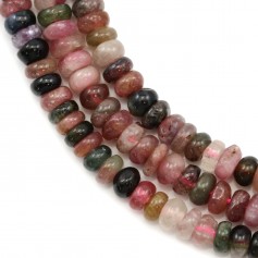Tourmaline Rondelle 2x4mm x 40cm