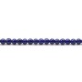 Lapis lazuli de forme ronde, mesurant 3mm, x 40cm