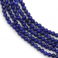 Lapis lazuli faceted roundel 2mm x 40cm
