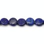 Lapis-lazuli round flat 8mm x 40cm