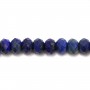 Lapis lazuli rondelle facette 5x7mm x 40cm