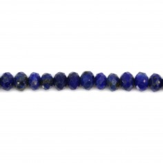LAPIS LAZULI Rondelle Facette 3.5-4mm x 35cm 