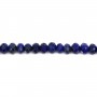 Lapis lazuli rondelle facette 3.5-4mm x 35cm