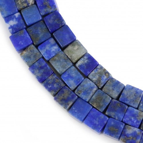 Lapislazuli Würfel 4mm x 40cm