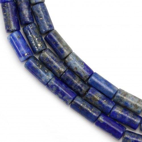 Tubo de lapislázuli 4x8mm x 40cm