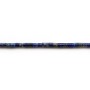 Lapis lazuli blue, in shaped of a tube, 1.0 * 1.0mm x 37cm
