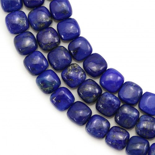 Lapis lazuli blue, in square shaped, 6mm x 39cm